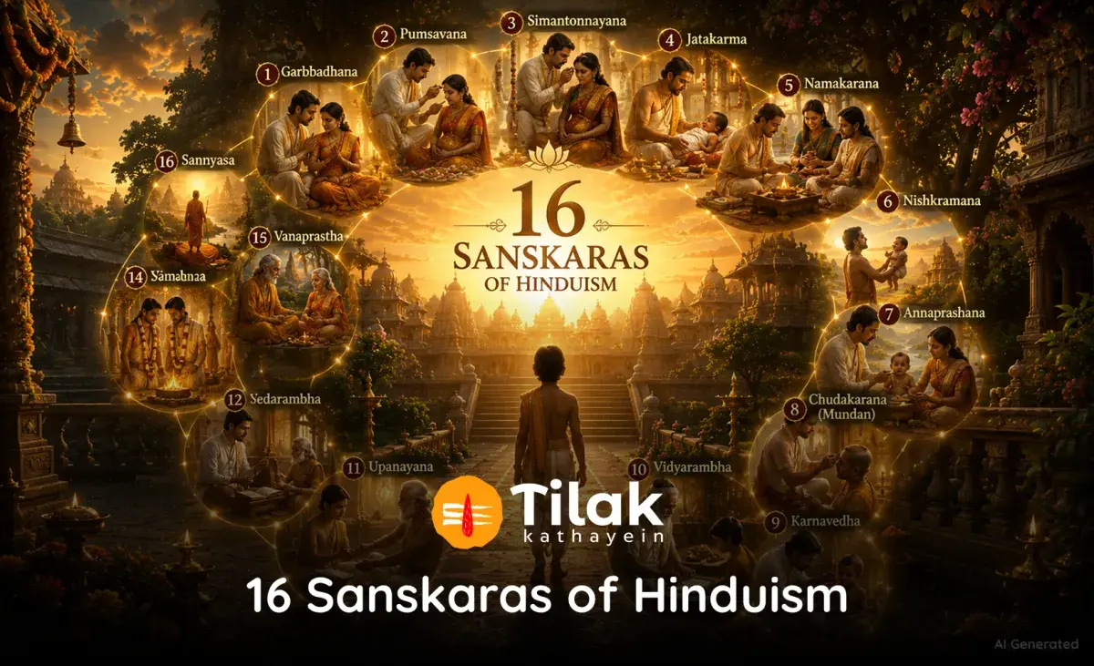 हिंदू धर्म के 16 संस्कार – 16 Hindu Sanskar