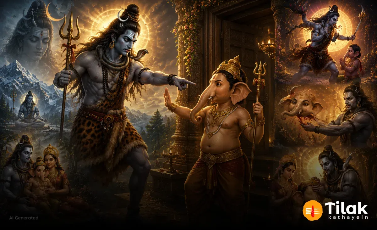bhagwan-shiv-ne-ganesh-ji-ka-sir-kyon-kata