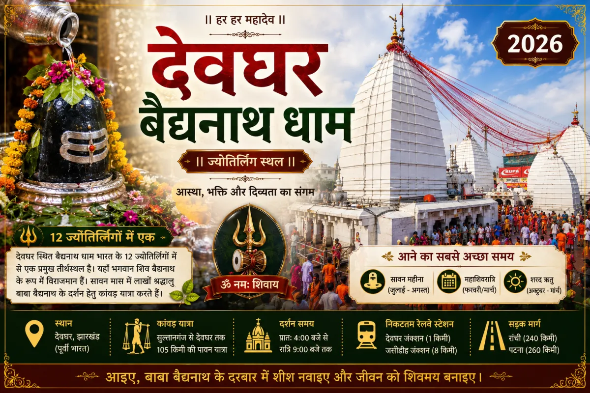 देवघर बैद्यनाथ धाम - Deoghar, Jharkhand