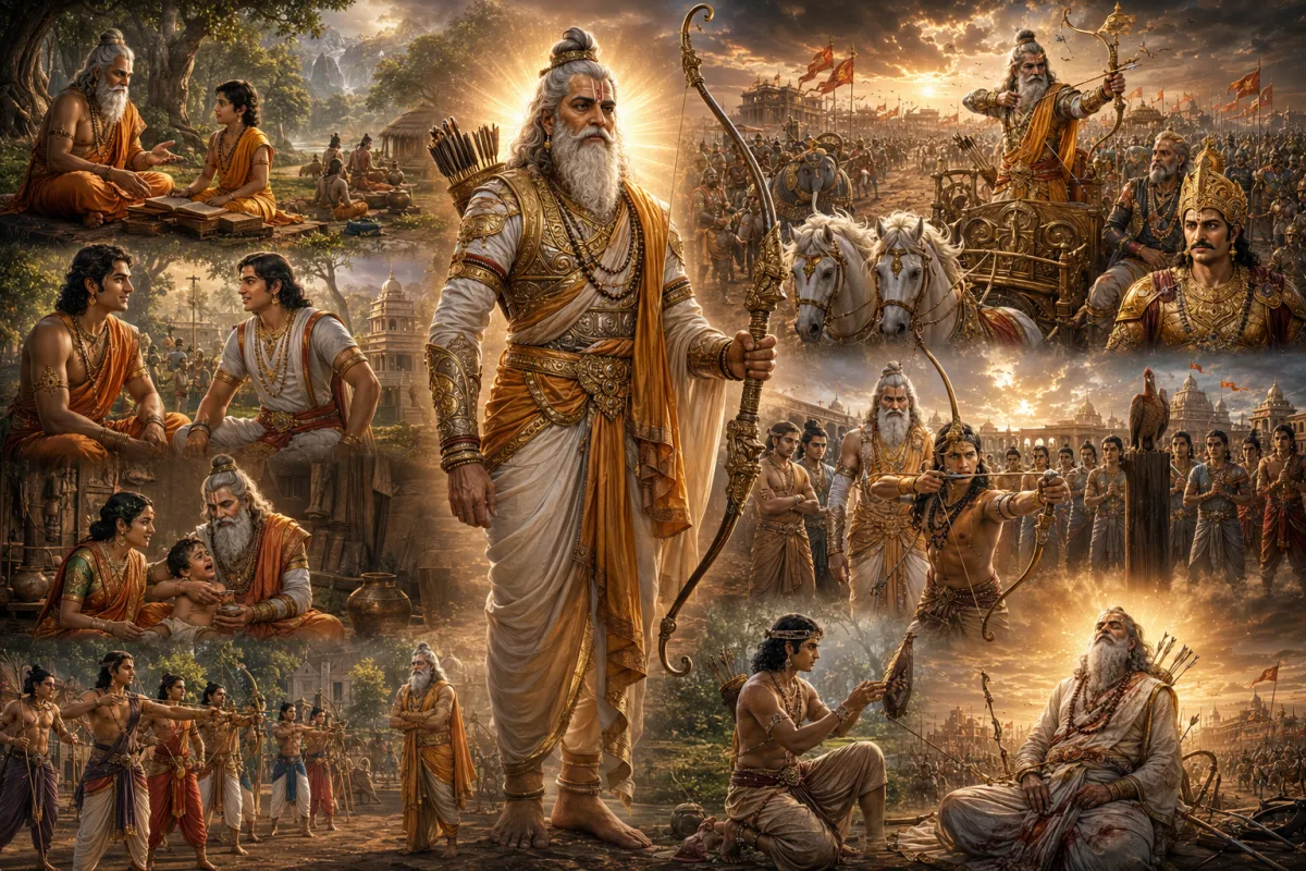 आचार्य द्रोणाचार्य का जीवन परिचय: जन्म, शिक्षा, अस्त्र-शस्त्र विद्या, महाभारत में भूमिका, मृत्यु और रोचक तथ्य