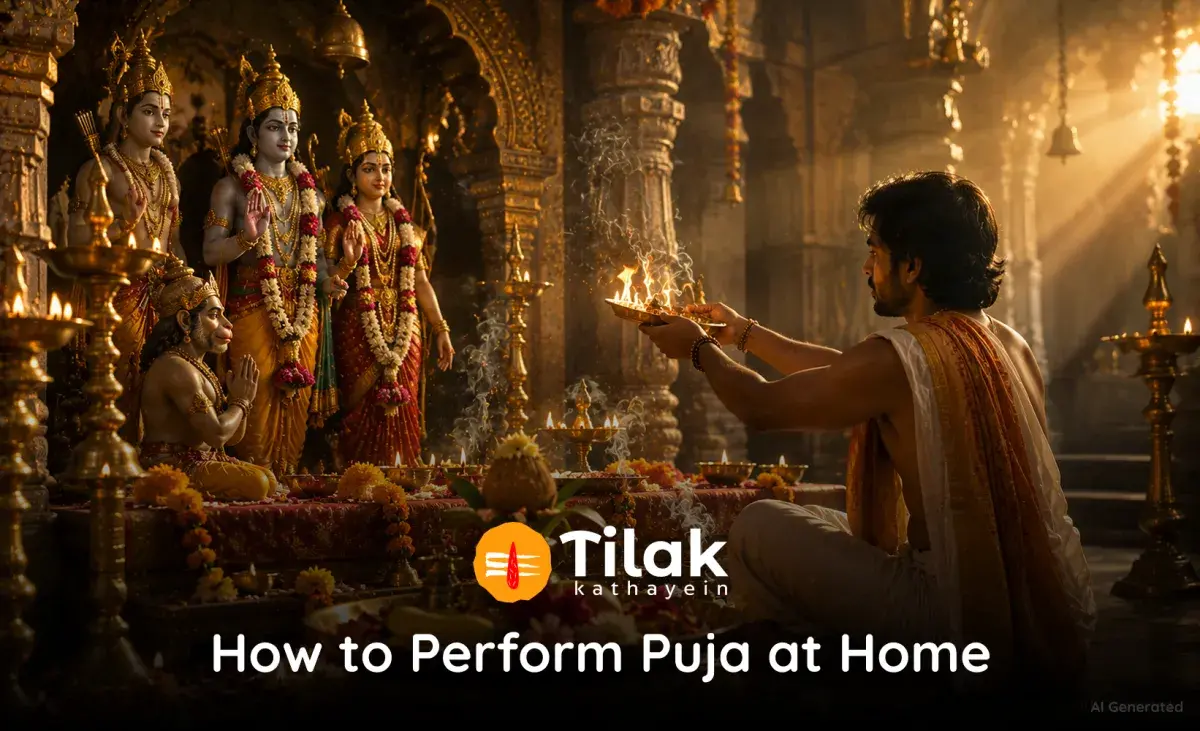 घर पर पूजा कैसे करें – Ghar Par Puja Kaise Kare