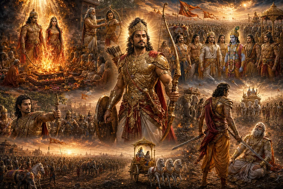 धृष्टद्युम्न का जीवन परिचय: जन्म, द्रोणाचार्य वध, महाभारत युद्ध में भूमिका, मृत्यु और रोचक तथ्य