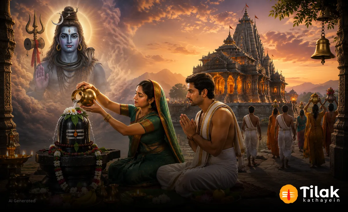 श्रावण सोमवार व्रत कथा: पूजा विधि, नियम, महत्व, उद्यापन और संपूर्ण जानकारी