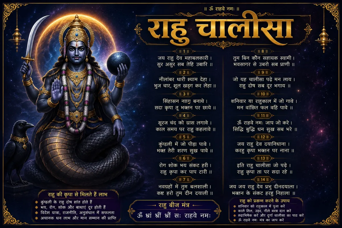 राहु चालीसा – Rahu Chalisa