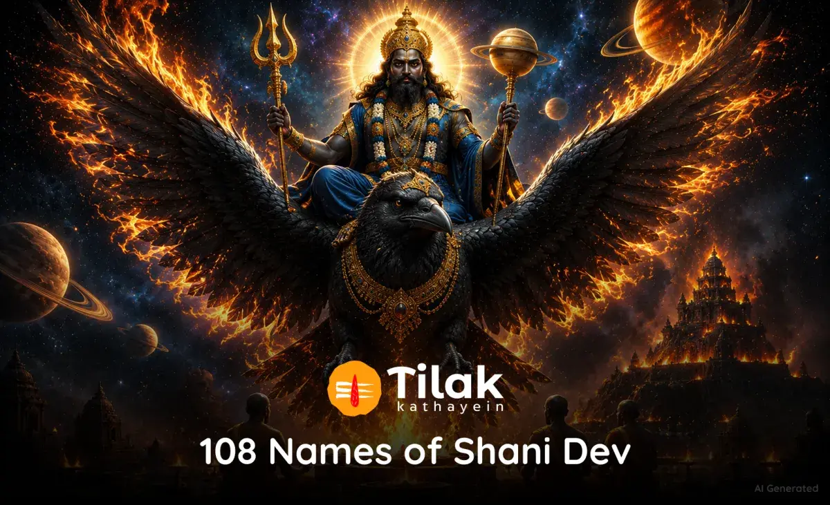शनि देव के 108 नाम | Shani Dev 108 Names in Hindi